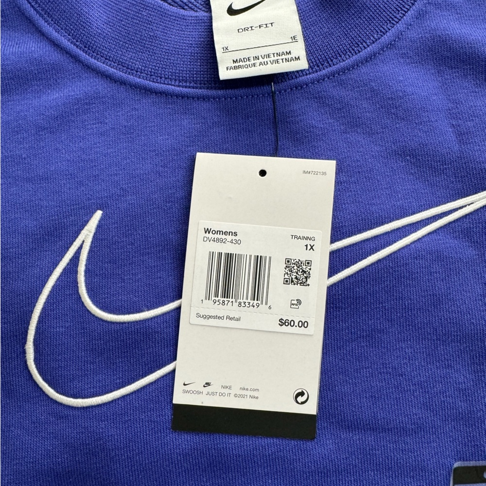 Women’s purple Nike crewneck sweater size 1X